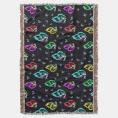 Couverture Motif de papillon noir coloré (devant Vertical)
