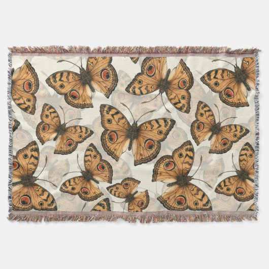 Couverture Motif de papillon paon (Devant)