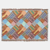 Couverture Motif de patchwork tribal confortable (Devant)