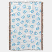 Couverture Motif De Pâtes, Poches De Chien, Bébé Pâtes Bleues (devant Vertical)