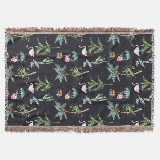 Couverture Motif de paume d'aquarelle (Devant)