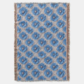 Couverture Motif de perle florale bleue (devant Vertical)