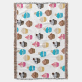 Couverture Motif de petits gâteaux colorés (devant Vertical)