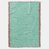 Couverture Motif de pivoine de turquoise (devant Vertical)