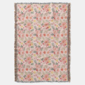 Couverture Motif de pivoine rose citron (devant Vertical)
