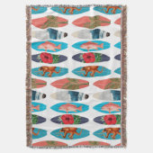 Couverture Motif de planches de surf colorées rétro (devant Vertical)