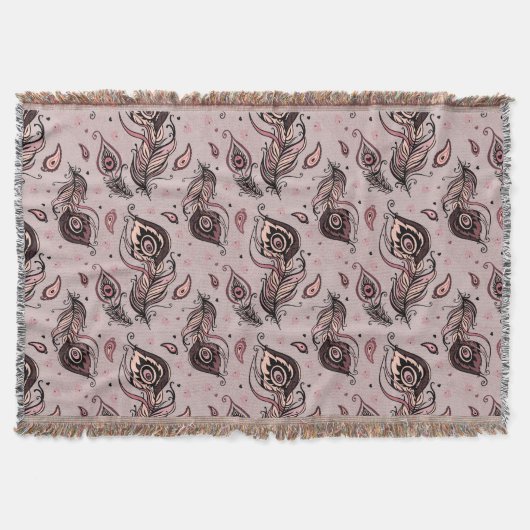Couverture Motif de plume de paon (Devant)