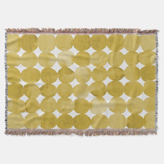 Couverture Motif de points jaune aquarelle tendance (Devant)