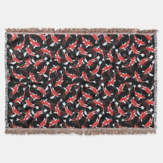Couverture Motif de poisson Red Koi (Devant)