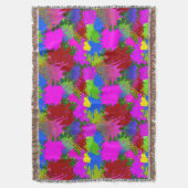 Couverture Motif de projection de peinture 3 (devant Vertical)