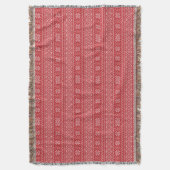 Couverture Motif de pull tricoté de Noël rétro Fêtes (devant Vertical)