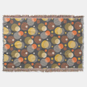 Couverture Motif de rayure de point de polka (Devant)