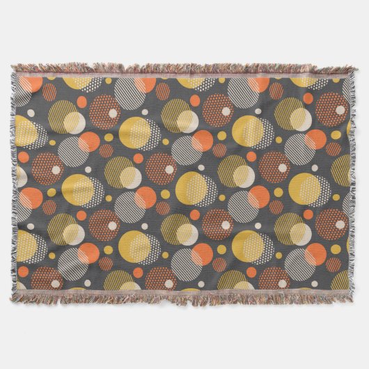 Couverture Motif de rayure de point de polka (Devant)