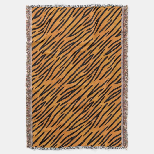 Couverture Motif de rayure de tigre (devant Vertical)