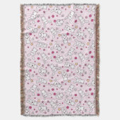 Couverture motif de rayures de kawaii (devant Vertical)