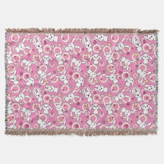 Couverture motif de rose de kawaii (Devant)
