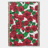 Couverture Motif de roses rouges (devant Vertical)