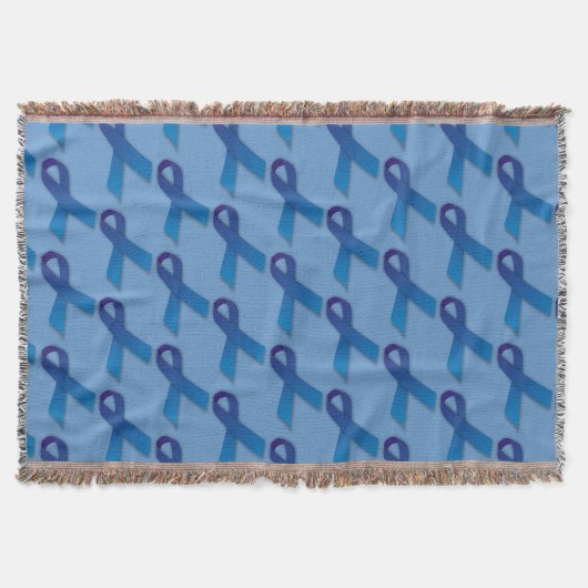 Couverture Motif de rubans bleus (Devant)