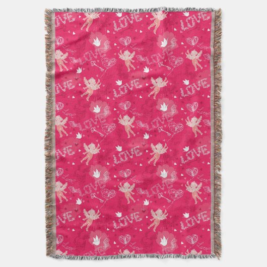 Couverture Motif de Saint-Valentin avec le cupidon (devant Vertical)