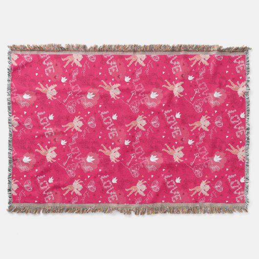 Couverture Motif de Saint-Valentin avec le cupidon (Devant)