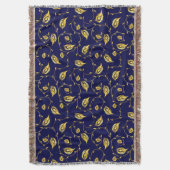 Couverture Motif de Sari de paon (devant Vertical)