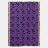 Couverture Motif de sorcière volant violet (devant Vertical)