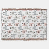 Couverture Motif de sourire de lamas (Devant)