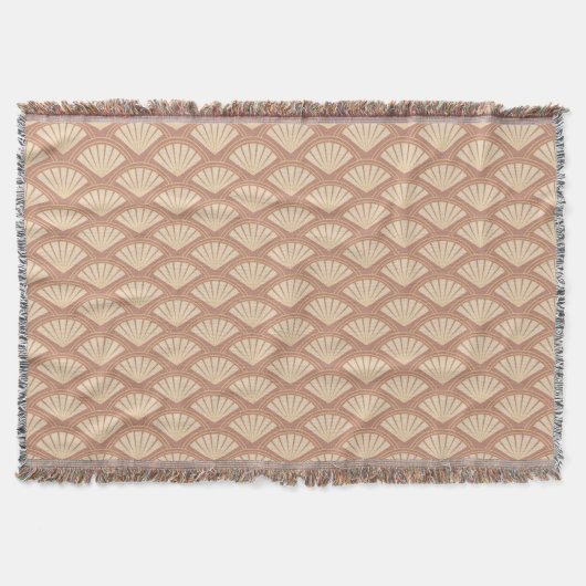 Couverture Motif de style Art déco en rose (Devant)
