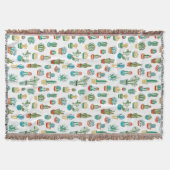 Couverture Motif de Succulents (Devant)