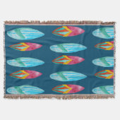 Couverture Motif de surf aquarelle (Devant)