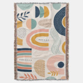 Couverture Motif de surface abstrait en arc de prisme pastel (devant Vertical)