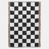 Couverture Motif de tableau de À damiers noir et blanc (devant Vertical)