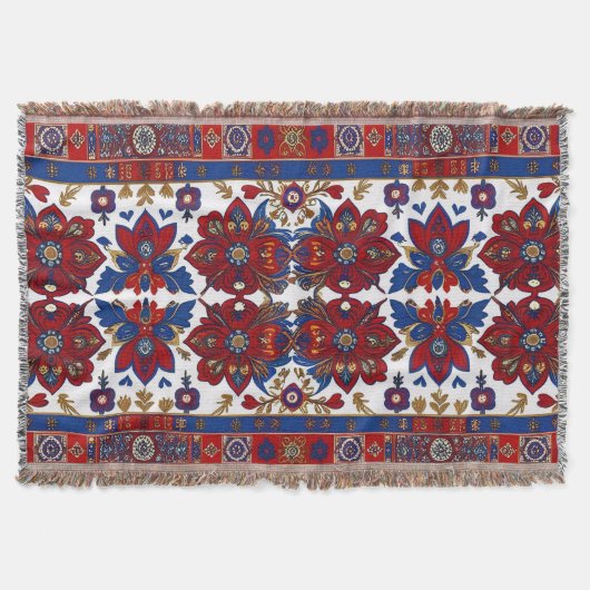 Couverture motif de tapis serbe 8 (Devant)