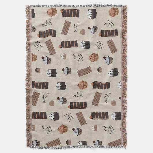 Couverture Motif de thème chocolat (devant Vertical)