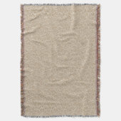 Couverture Motif de tourbillon japonais - taupe et blanc (devant Vertical)
