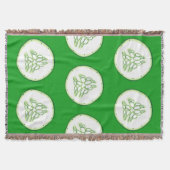 Couverture Motif de tranches de concombre (Devant)