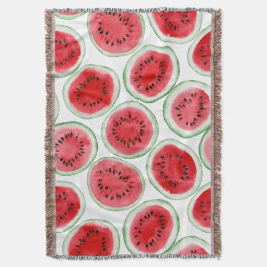 Couverture Motif de tranches de pastèque (devant Vertical)