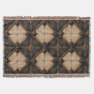 Couverture Motif de travail du bois sculpté gothique (4)