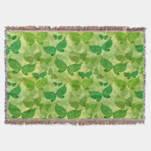 Couverture Motif de vert de ressort (Devant)