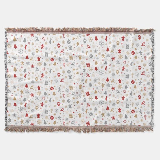 Couverture Motif décoratif à thème de Noël (Devant)