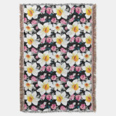 Couverture Motif d'élégance avec des fleurs de narcisse (devant Vertical)