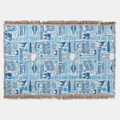 Couverture Motif dentaire bleu de clinique (Devant)