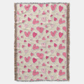 Couverture Motif des coeurs (devant Vertical)