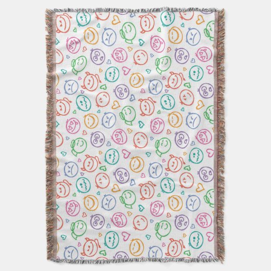 Couverture motif des sourires (devant Vertical)