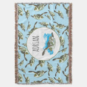 Couverture Motif des Tortues de mer (devant Vertical)