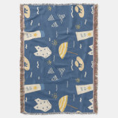 Couverture Motif d'essentiels de plage d'été (4) (devant Vertical)