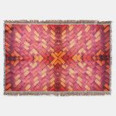 Couverture Motif d'Harmonie tissée Lot Blanket (Devant)