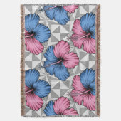 Couverture Motif d'Hibiscus Tropical Côtier (5) (devant Vertical)