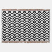 Couverture Motif diamant noir et blanc (Devant)