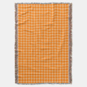 Couverture Motif diamant orange combiné STaylor (devant Vertical)